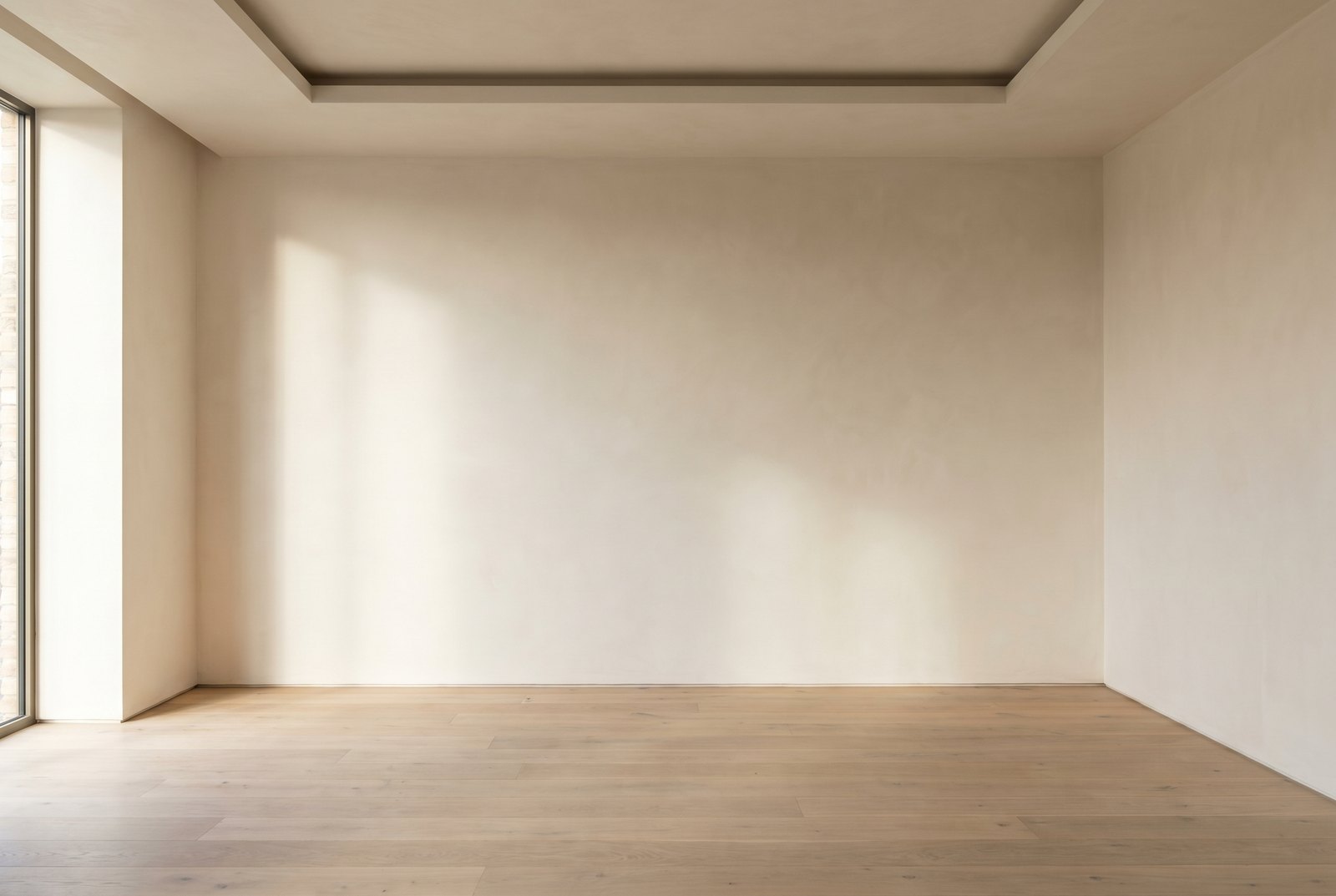 Flat set-plaster interior